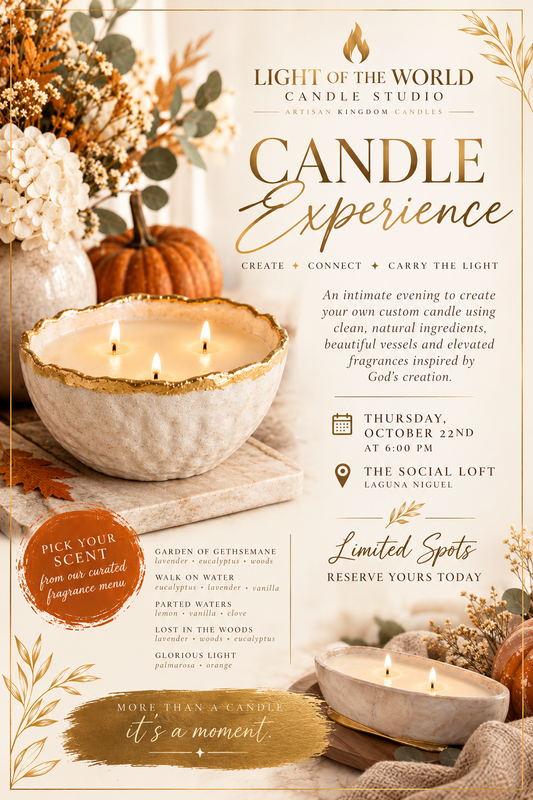 Candle Experience • October 22 at The Social Loft